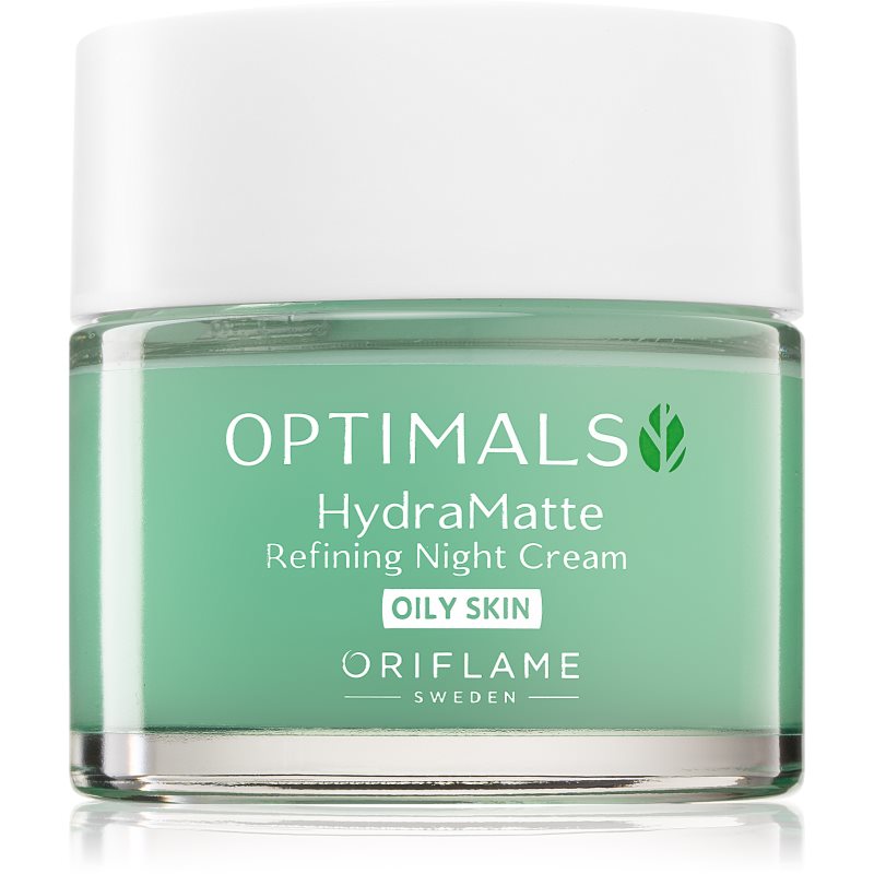 

Oriflame Optimals зволожуючий нічний крем для жирної шкіри