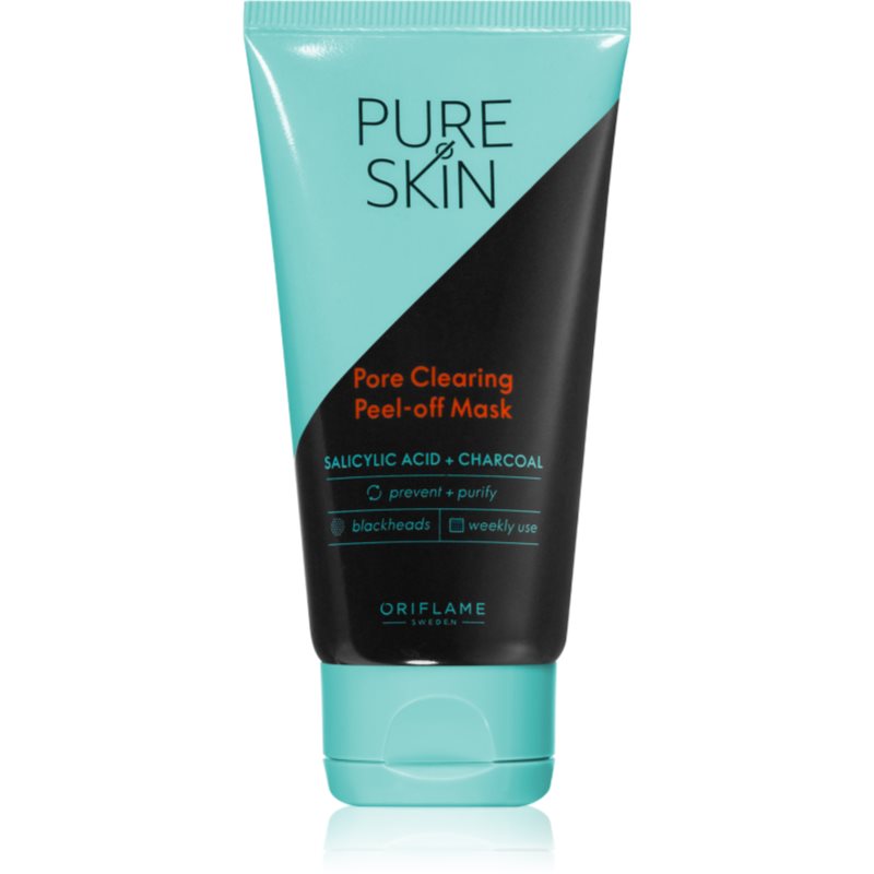 Oriflame Pure Skin Peel-off Face Mask With Activated Charcoal 50 Ml