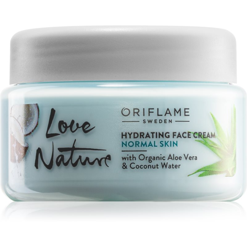 Oriflame Love Nature Aloe Vera & Coconut Water moisturising facial cream for normal skin 50 ml
