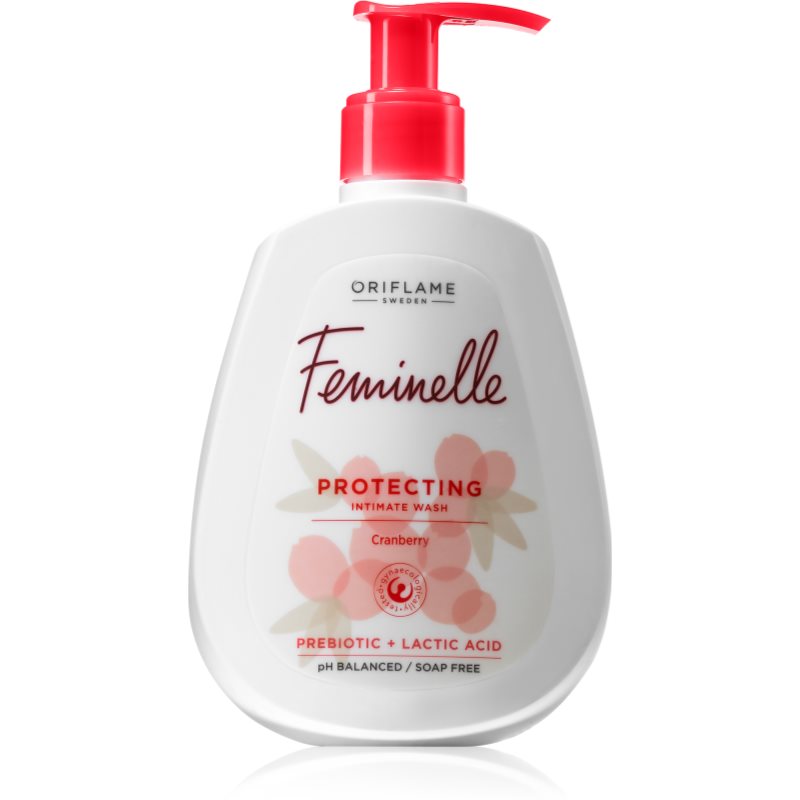 Oriflame Feminelle Protecting gel for intimate hygiene Cranberry 300 ml
