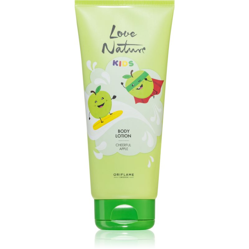 Oriflame Love Nature Kids Cheerful Apple Body Lotion For Sensitive Skin 200 Ml