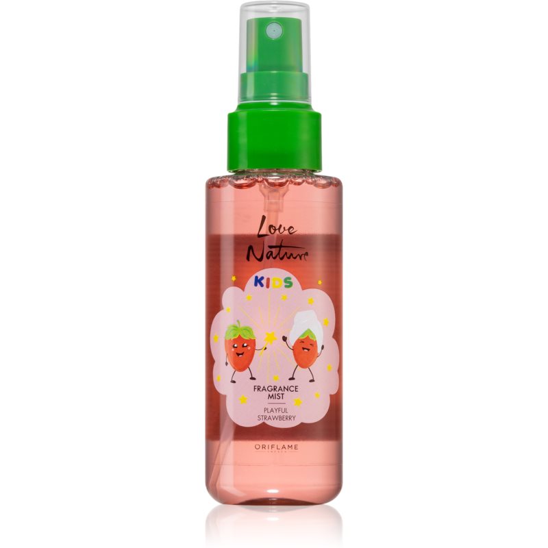 Oriflame Love Nature Kids Playful Strawberry Refreshing Body Spray With Strawberry Aroma For Children 100 Ml