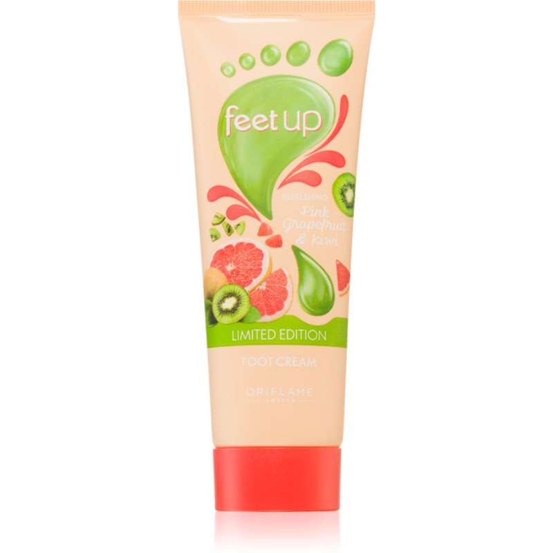 Oriflame Feet Up Pink Grapefruit & Kiwi erfrischende Creme für Füssen 75 ml