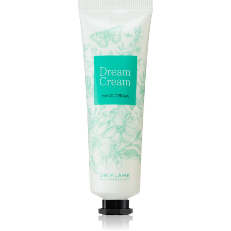Oriflame Dream Cream zjemňujúci krém na ruky a nechty s mandľovým olejom 30 ml