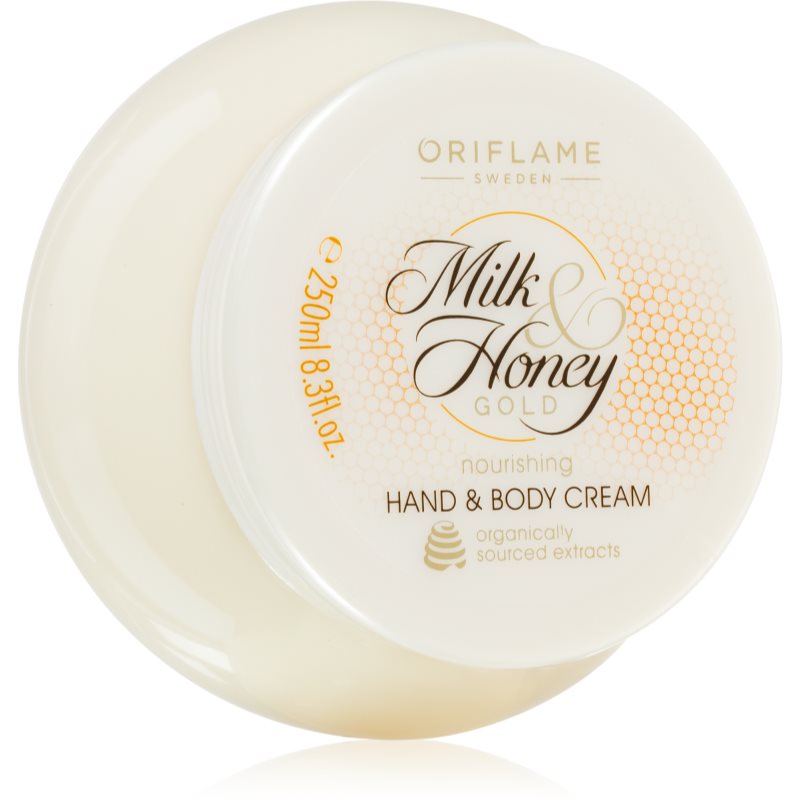 Oriflame Milk & Honey Gold nährende Crem für Hände und Körper 250 ml