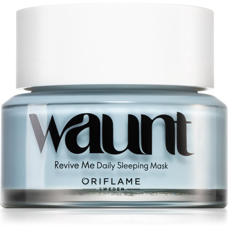 Oriflame Waunt Revive Me нічна відновлювальна маска для обличчя для всіх типів шкіри навіть чутливої 50 мл