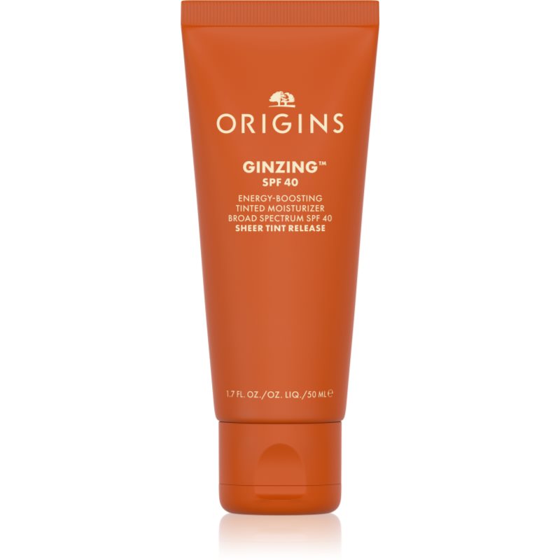 Origins GinZing Energy-Boosting Tinted Moisturizer denní krém s revitalizačním účinkem SPF 40 50 ml