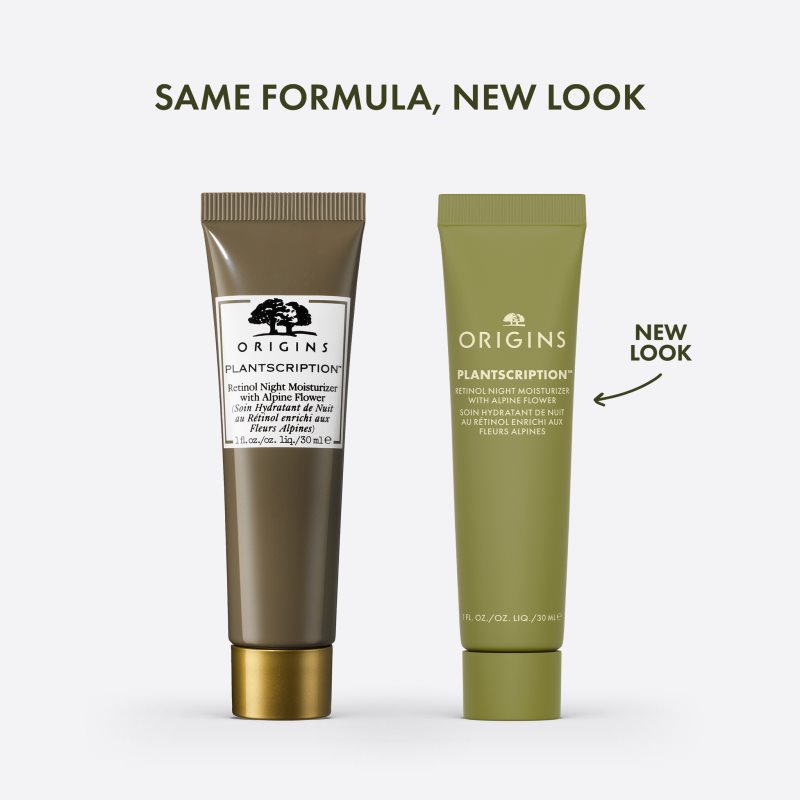 Origins Plantscription™ Retinol Night Moisturizer With Alpine Flower hydratačný nočný krém s retinolom 30 ml
