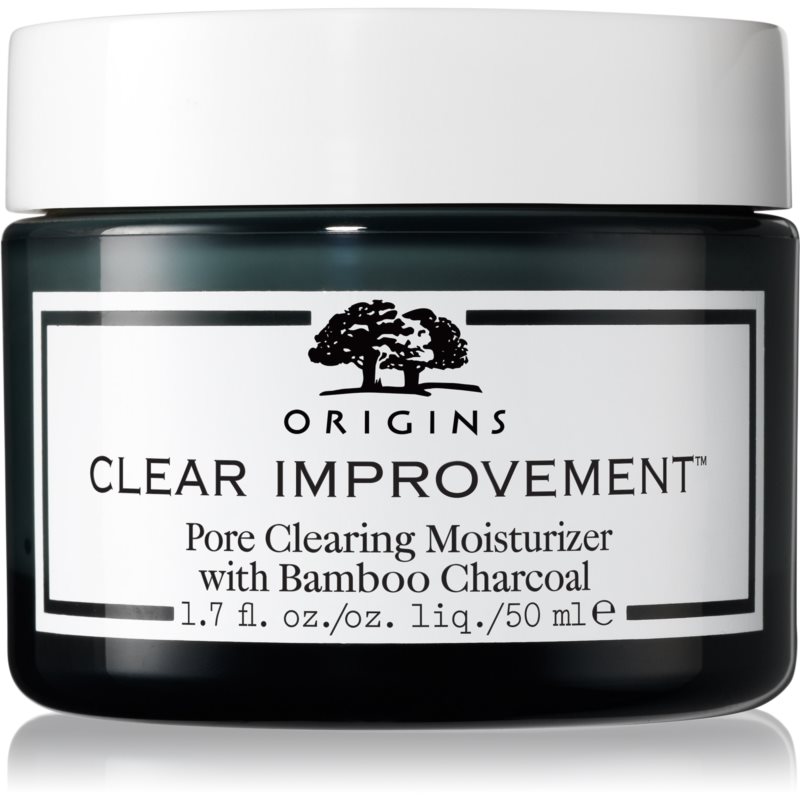 Origins Clear Improvement® Pore Clearing Moisturizer With Bamboo Charcoal Moisturising Cream To Treat Acne 50 Ml