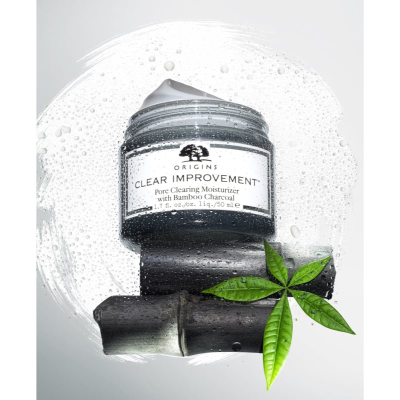 Origins Clear Improvement® Pore Clearing Moisturizer With Bamboo Charcoal Moisturising Cream To Treat Acne 50 Ml