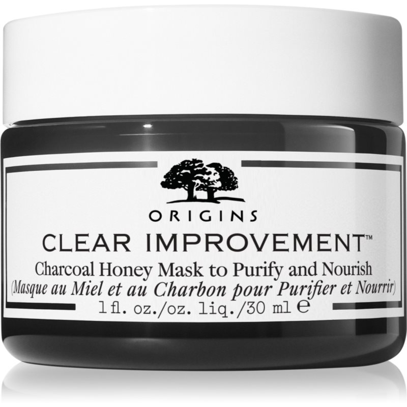 Origins Clear Improvement® Charcoal Honey Mask To Purify & Nourish čistiaca maska s aktívnym uhlím 30 ml