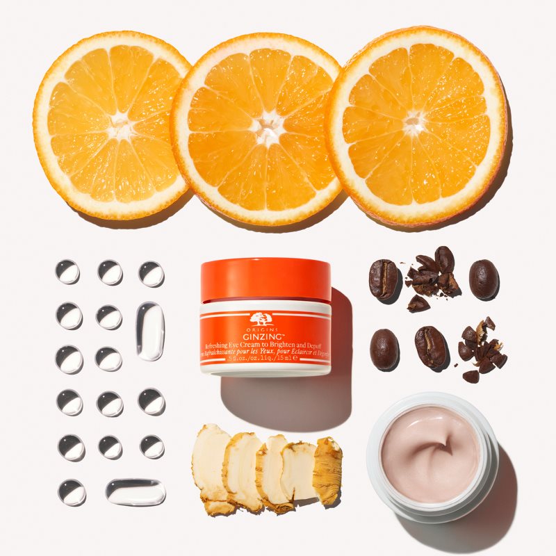 Origins GinZing™ Brightening Eye Cream Crème Illuminatrice Yeux Anti-poches Et Anti-cernes Teinte Cool 15 Ml