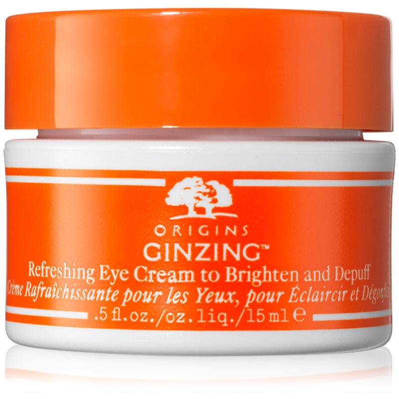 Origins GinZing™ Eye Cream To Brighten And Depuff освітлюючий крем для шкіри навколо очей від набряків та темних кіл відтінок Warm 15 мл