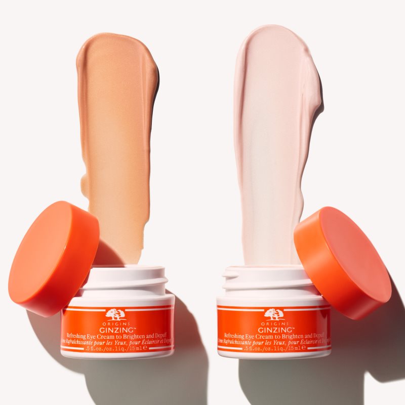 Origins GinZing™ Eye Cream To Brighten And Depuff Brightening Cream For Puffy Eyes And Dark Circles Shade Warm 15 Ml