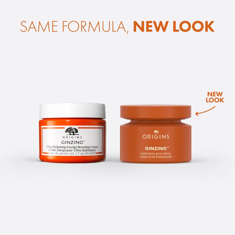Origins GinZing™ Energizing Rich Cream revitalisierende feuchtigkeitsspendende Creme für trockene Haut 30 ml