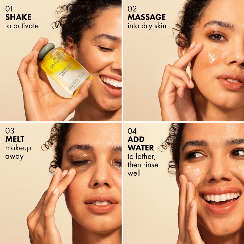 Origins Checks And Balances™ Milky Oil Cleanser + Makeup Melter очищуюча олійка для зняття макіяжу 150 мл