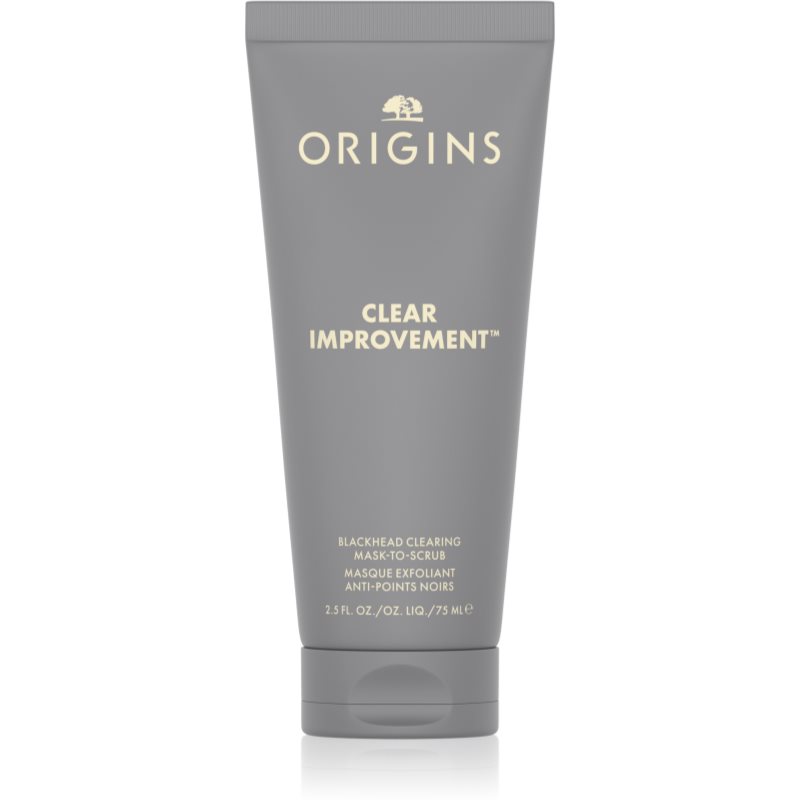 Origins Clear Improvement® Blackhead Clearing Mask-To-Scrub маска за почистване на порите от черни точки 75 мл.