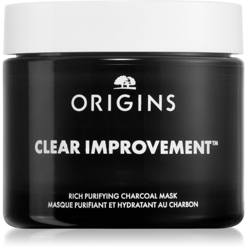 Origins Clear Improvement® Rich Purifying Charcoal Mask очищуюча маска з активованим вугіллям 75 мл