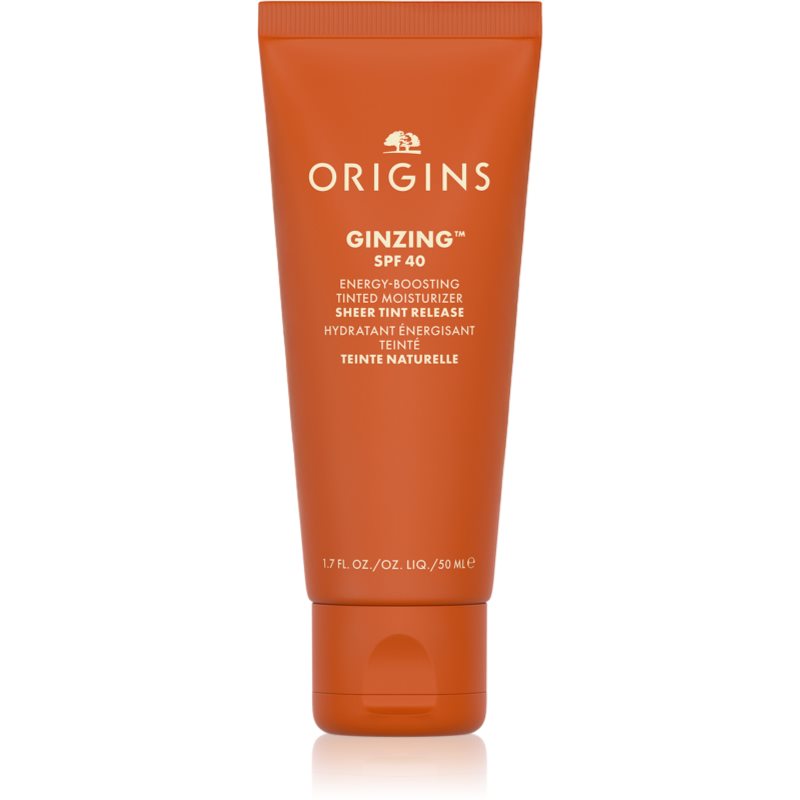 Origins GinZing™ Energy-Boosting Tinted Moisturizer denný krém s revitalizačným účinkom SPF 40 odtieň 4 50 ml