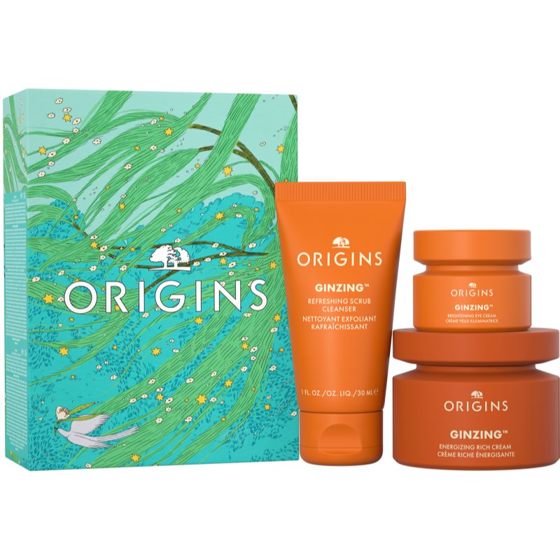 Origins Holiday Glowing Essentials Geschenkset für trockene Haut