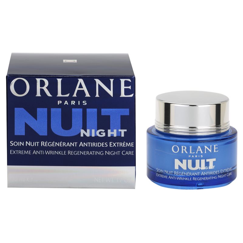 Orlane Extreme Line Reducing Re-Plimping Cream Crème De Nuit Régénératrice Anti-rides 50 Ml