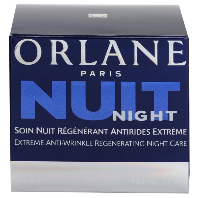 Orlane Extreme Line Reducing Re-Plimping Cream Crème De Nuit Régénératrice Anti-rides 50 Ml