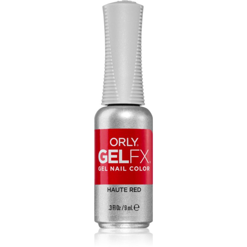 Orly Gelfx Gel gélový lak na nechty s použitím UV/LED lampy odtieň Haute Red 9 ml