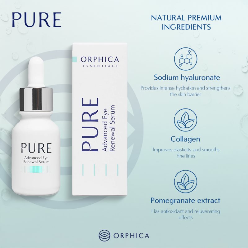 Orphica Pure noční rozjasňující sérum na oční okolí 15 ml (obrázek 3)