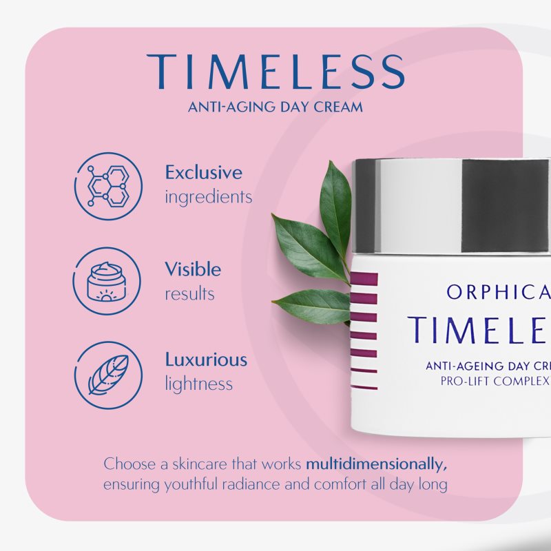 Orphica Timeless omlazující ochranný denní krém 50 ml (obrázek 4)