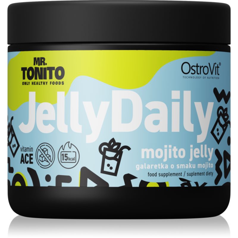 OstroVit Mr. Tonito Jelly Daily proszek do przygotowywania galaretki bez dodatku cukru smak Mojito 350 g