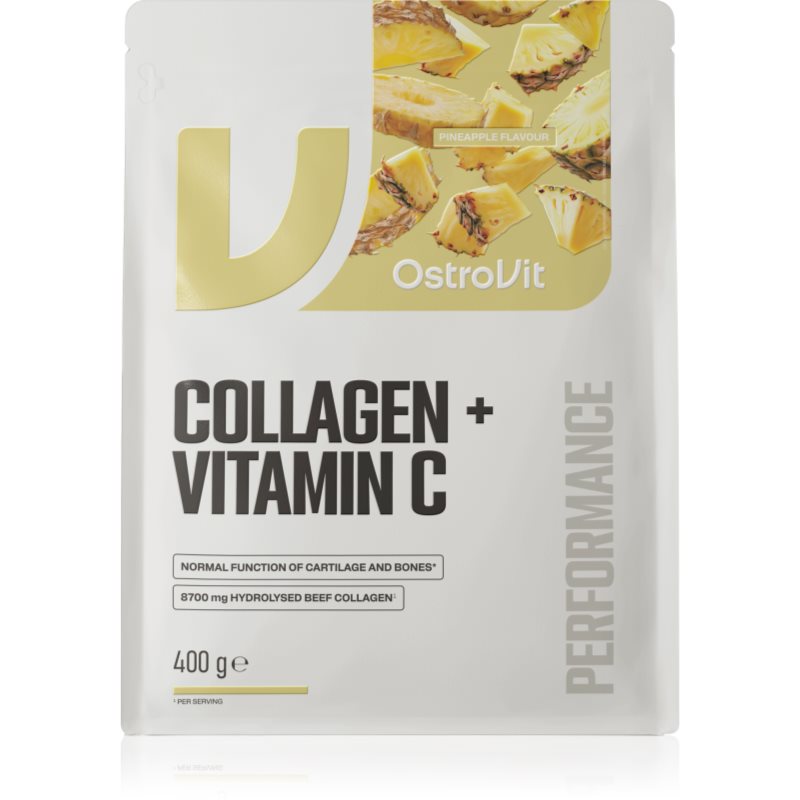 OstroVit OstroVit Collagen + Vitamin C Pulver mit Kollagen Geschmack Pineapple 400 g