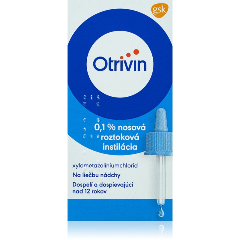 Otrivin Otrivin 0,1% nosová roztoková instilácia 10 ml