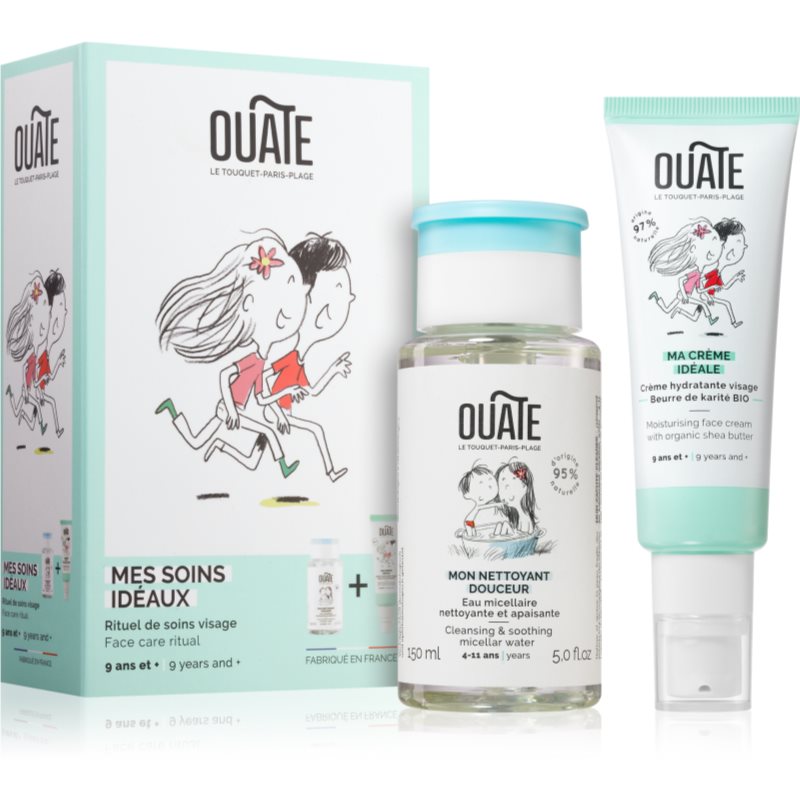 OUATE Face Care Routine Gift Set ajándékszett 9 + y (gyermekeknek)