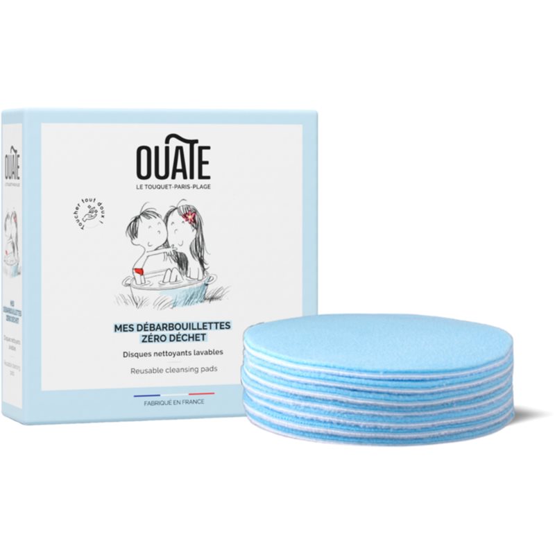 OUATE Reusable Cleansing Pads pratelné odličovací tampony z mikrovlákna pro děti 7 ks