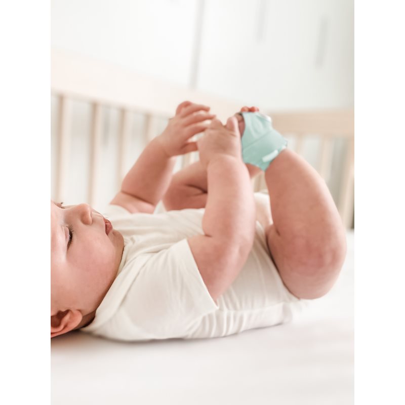 Owlet Dream Sock 0-18 m chytrá ponožka Mint 2x1 pár (obrázek 4)