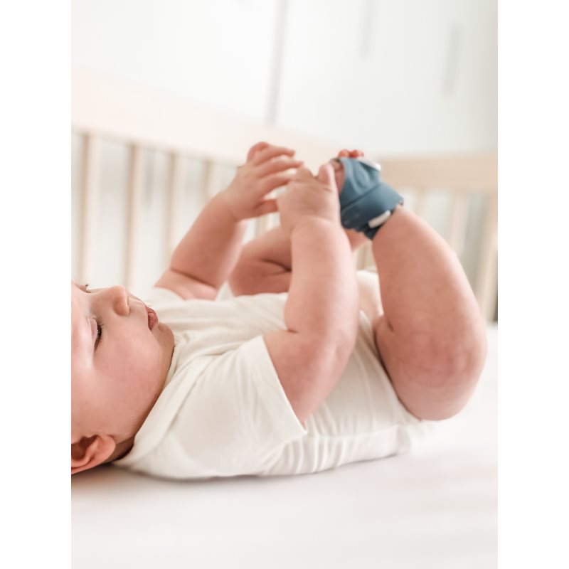Owlet Dream Sock 0-18 m chytrá ponožka Bedtime Blue 2x1 pár (obrázek 4)