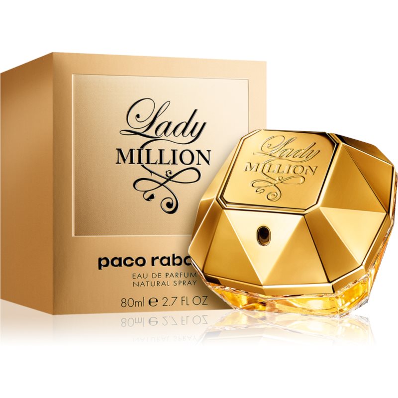 Rabanne Lady Million Eau De Parfum For Women 80 Ml