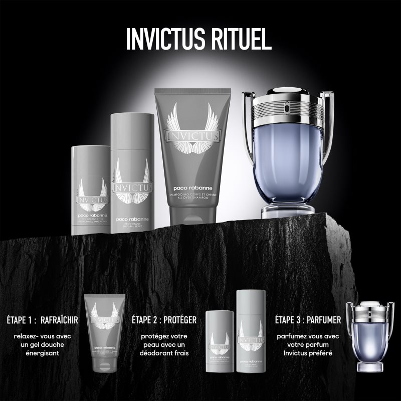 Rabanne Invictus Deodorant Stick For Men 75 G