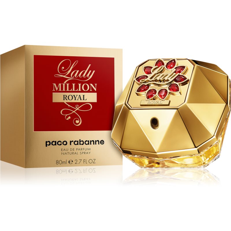 Rabanne Lady Million Royal Eau De Parfum For Women 80 Ml
