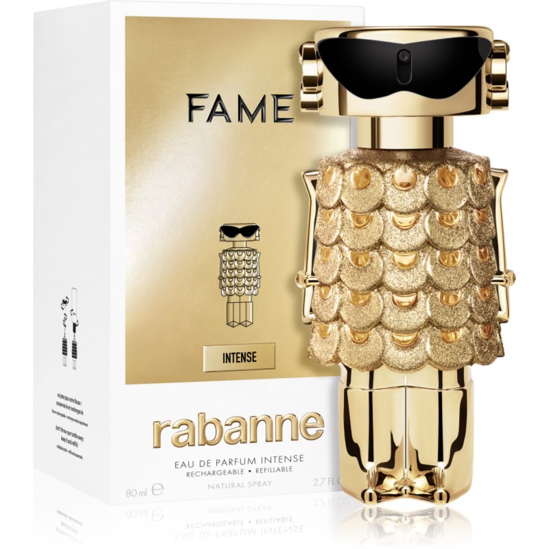 Rabanne Fame Intense Eau De Parfum Refillable For Women 80 Ml