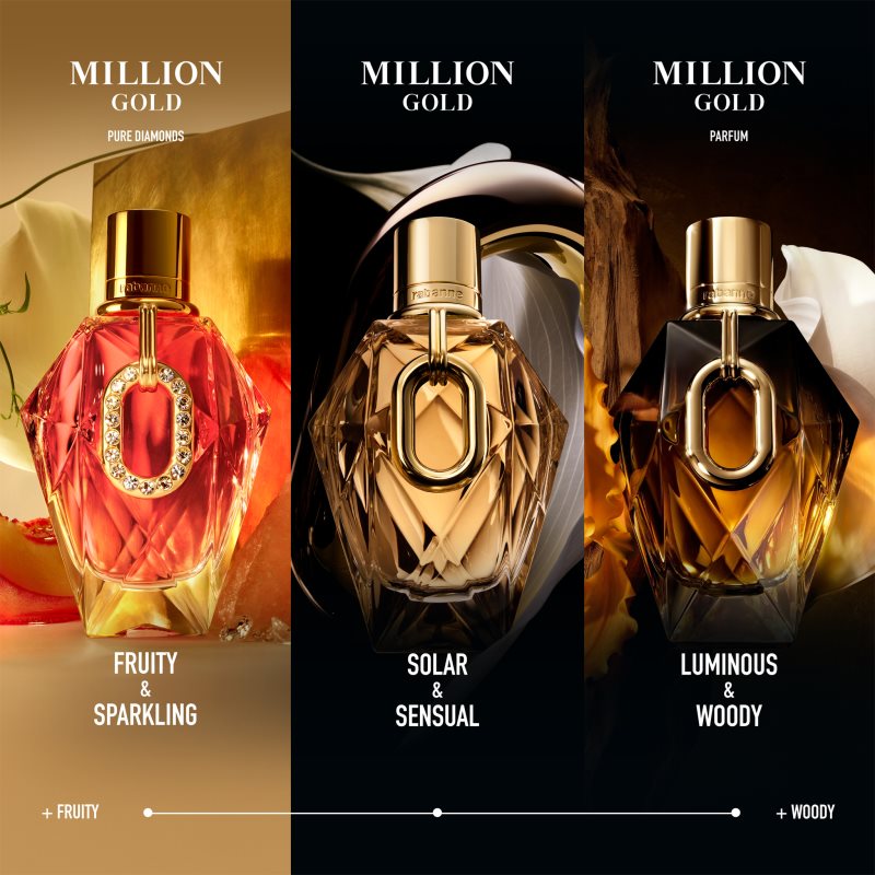 Rabanne Million Gold For Her Pure Diamonds parfémovaná voda pro ženy 90 ml (obrázek 5)