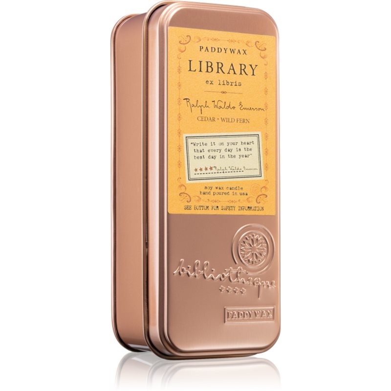

Paddywax Library Ralph Waldo Emerson aроматична свічка