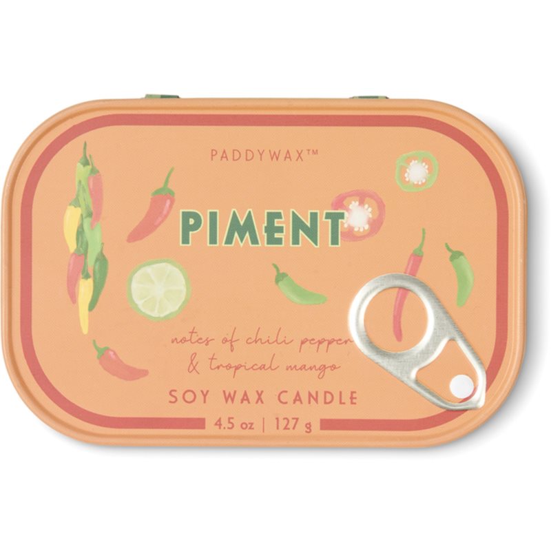 Paddywax Bistro Tin Piment vonná svíčka v plechovce 127 g