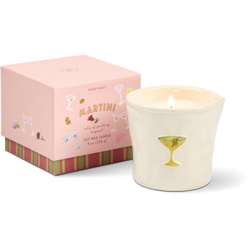 Paddywax Bistro Martini vonná svíčka z keramiky 226 g