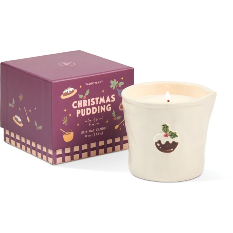 Paddywax Bistro Christmas Pudding vonná svíčka z keramiky 226 g