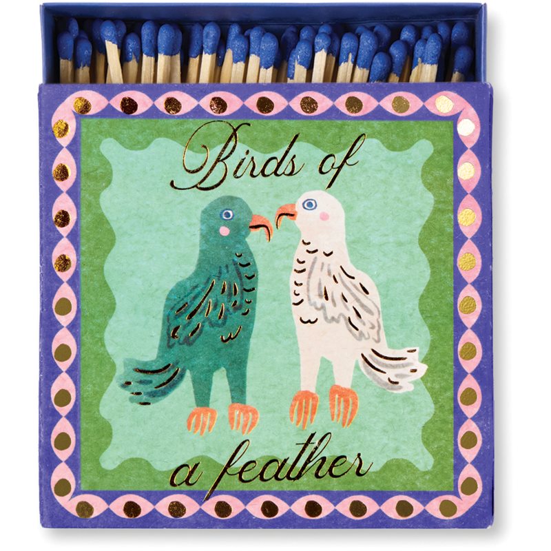 Paddywax Square Birds of a Feather vžigalice 125 kos