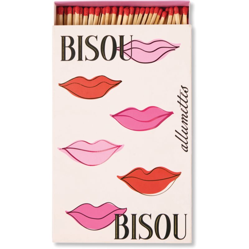 Paddywax Large Rectangle Matches Bisou Bisou vžigalice 120 kos