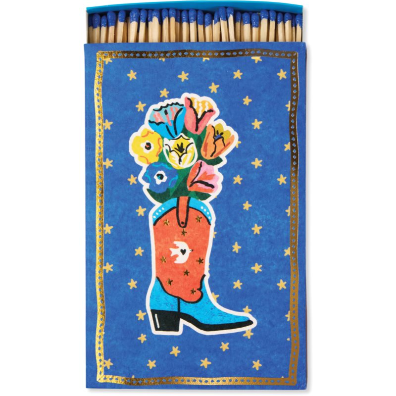 Paddywax Large Rectangle Matches Cowboy Boot zápalky 120 ks