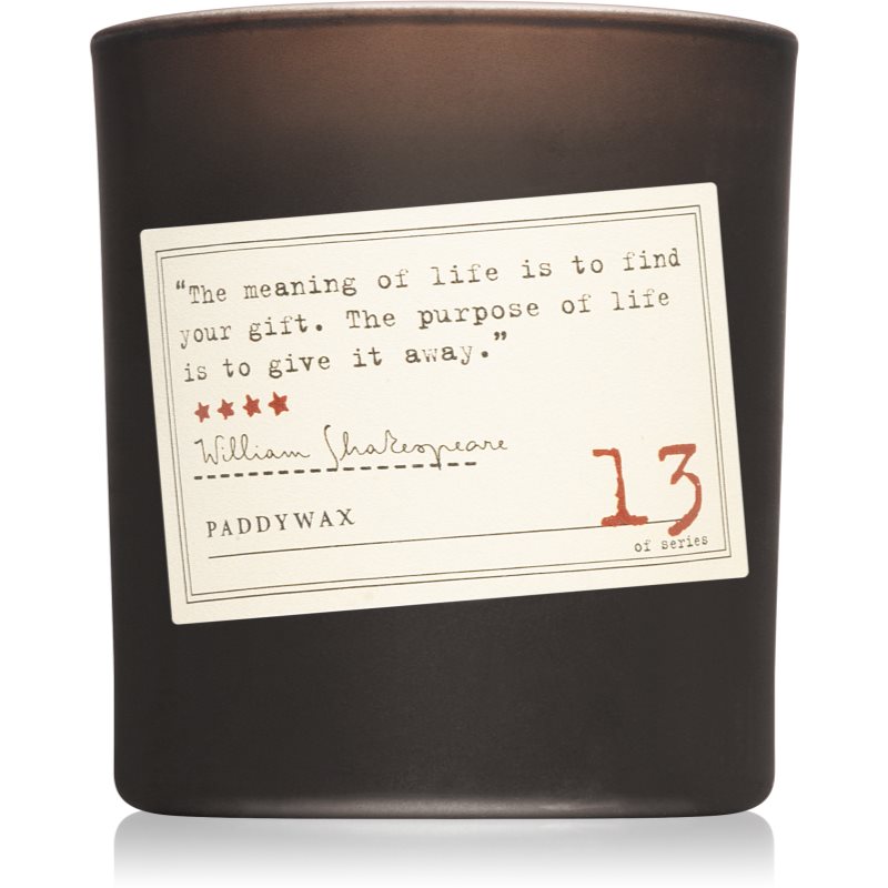 Paddywax Library William Shakespeare scented candle 184 g
