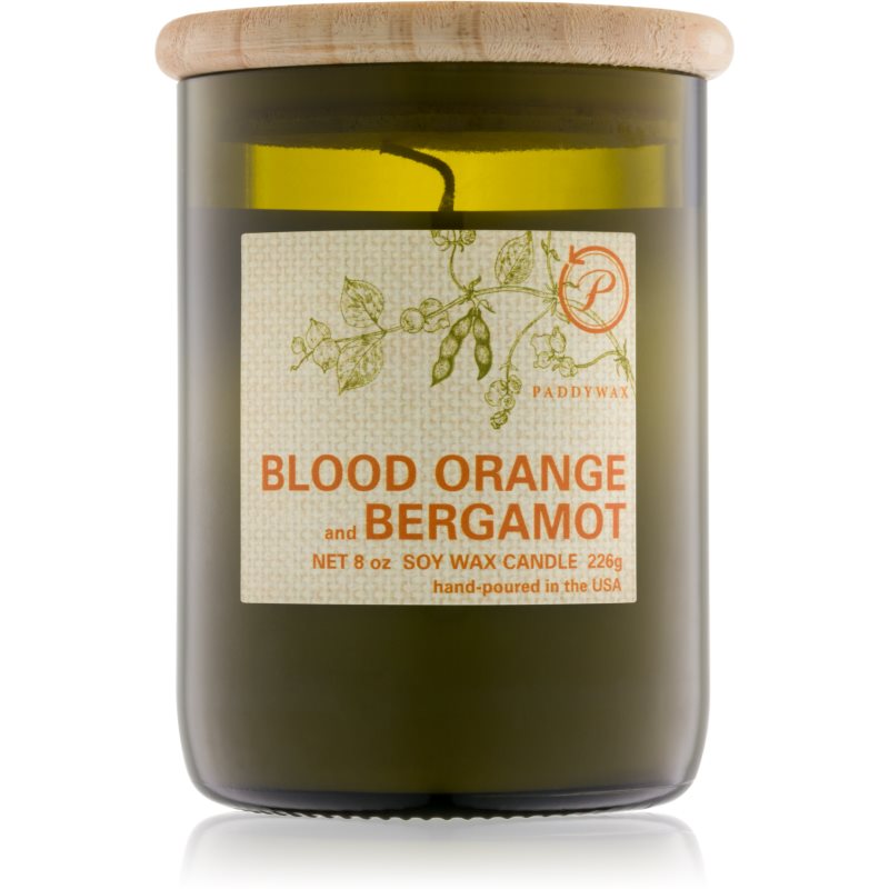 

Paddywax Eco Green Blood Orange & Bergamot ароматизована свічка